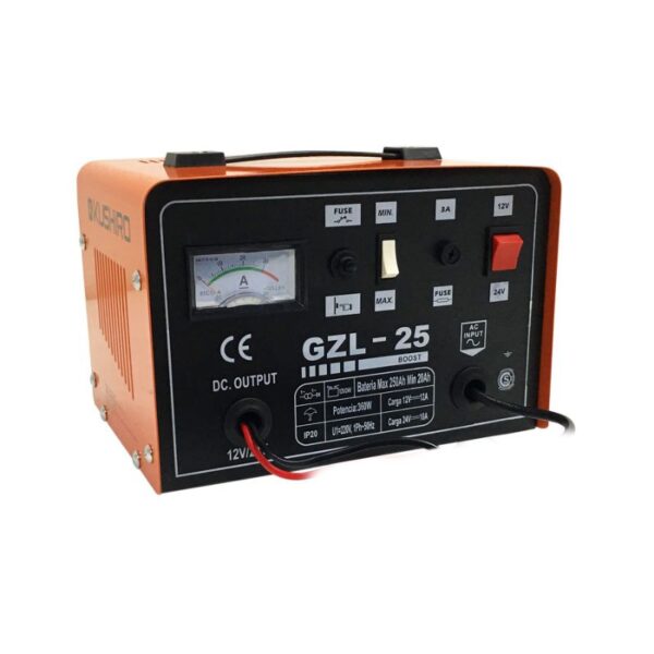 CARGADOR BATERIAS KUSHIRO 25 AMP GZL25 - Imagen 3