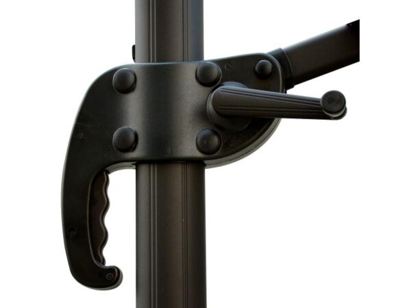 SOMBRILLA LATERAL DE ALUMINIO COLOR GRIS 3MTS DE DIÁMETRO FSLIA3MG - Imagen 2