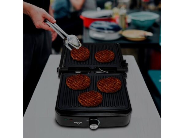 PARRILLA ELECTRICA DOBLE GRILL VONNE PE01A - Imagen 5